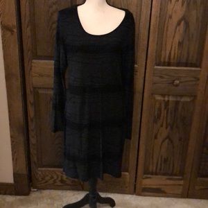 Black & gray boutique dress